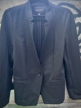 Banana Republic Black Women's Open Collar Blazer